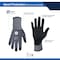 Ge Coated Gloves, Foam Nitrile, Gray, 1 PR GG217XLC - alternate 2
